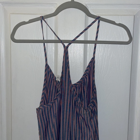 BDG Blue and Pink Striped Loose Dress - Picture 2 of 5